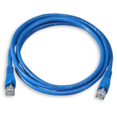 Câble réseau 1 mètre CAT.6 bleu
