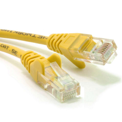 Câble réseau 1 mètre CAT.6 jaune