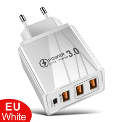 Chargeur USB/USB-C 48W 4 ports