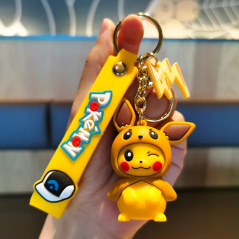 Porte-clés Pikachu costume Evoli (Pokemon)