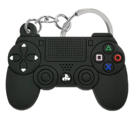 Porte-clés Manette Playstation noire