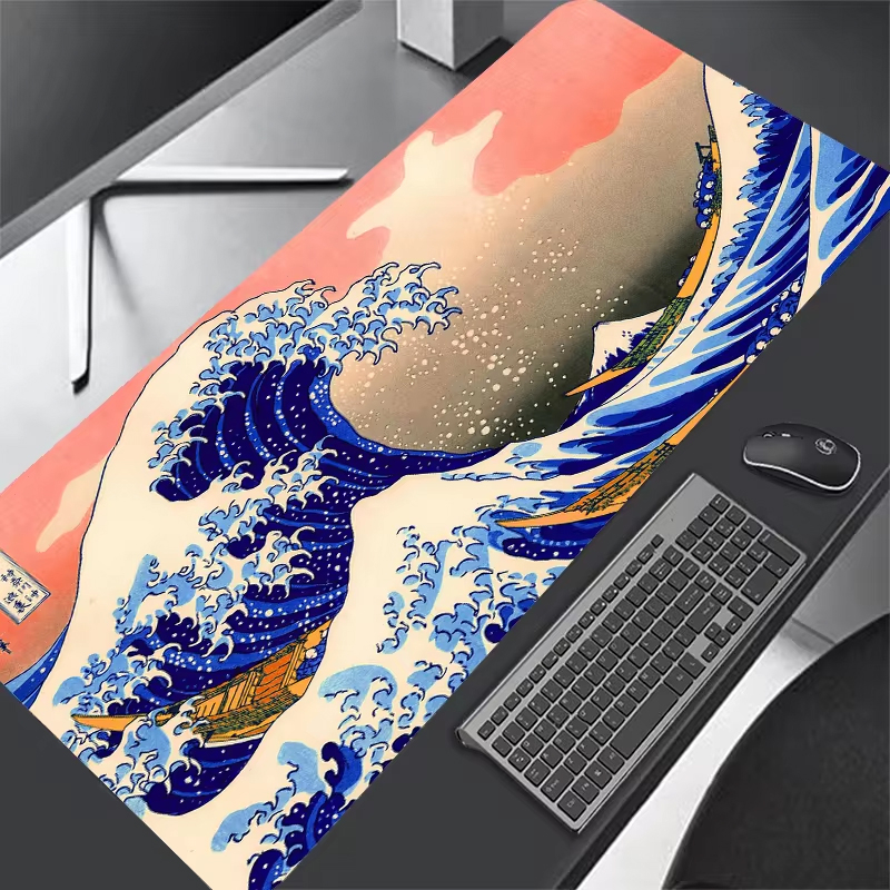 Tapis de souris XXL Japon Grande vague de Kanagawa 1