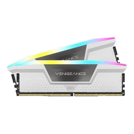 Vengeance RGB 32 Go (2x16 Go) 6000 MHz CL40 (blanc)