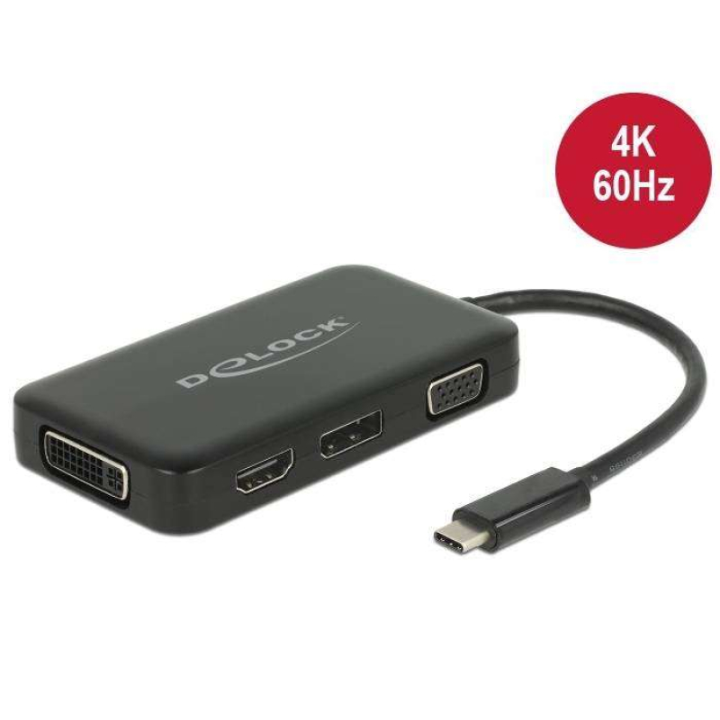 Adaptateur USB-C vers VGA/HDMI/DVI/DP