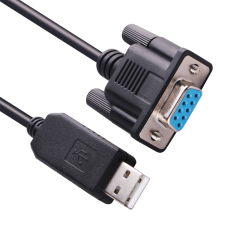 Câble USB vers RS232 DB9 COM (femelle) 1,80 mètre