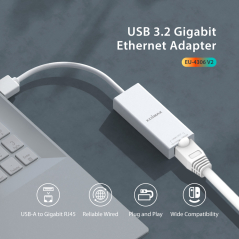 Adaptateur USB vers RJ45 EU-4306 V2