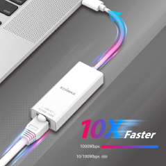 Adaptateur USB-C vers RJ45 EU-4306C