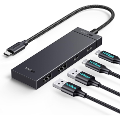 Hub 2 ports USB-A + 2 ports USB-C vers USB-C 10 Gbps
