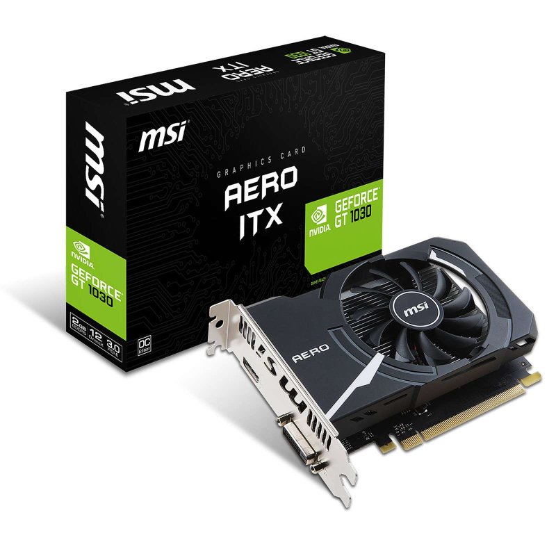 GeForce GT 1030 AERO ITX 2GD4 OC 2 Go