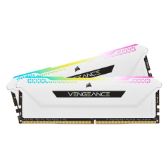 Vengeance RGB PRO SL WHITE 2x8 Go DDR4 PC4-25600 3200 MHz CL16